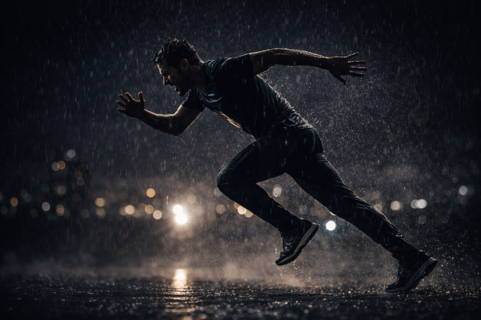 Dynamisches Motiv für Umsetzung, Entschlossenheit und Momentum